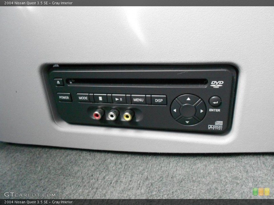 Gray Interior Controls for the 2004 Nissan Quest 3.5 SE #61037198
