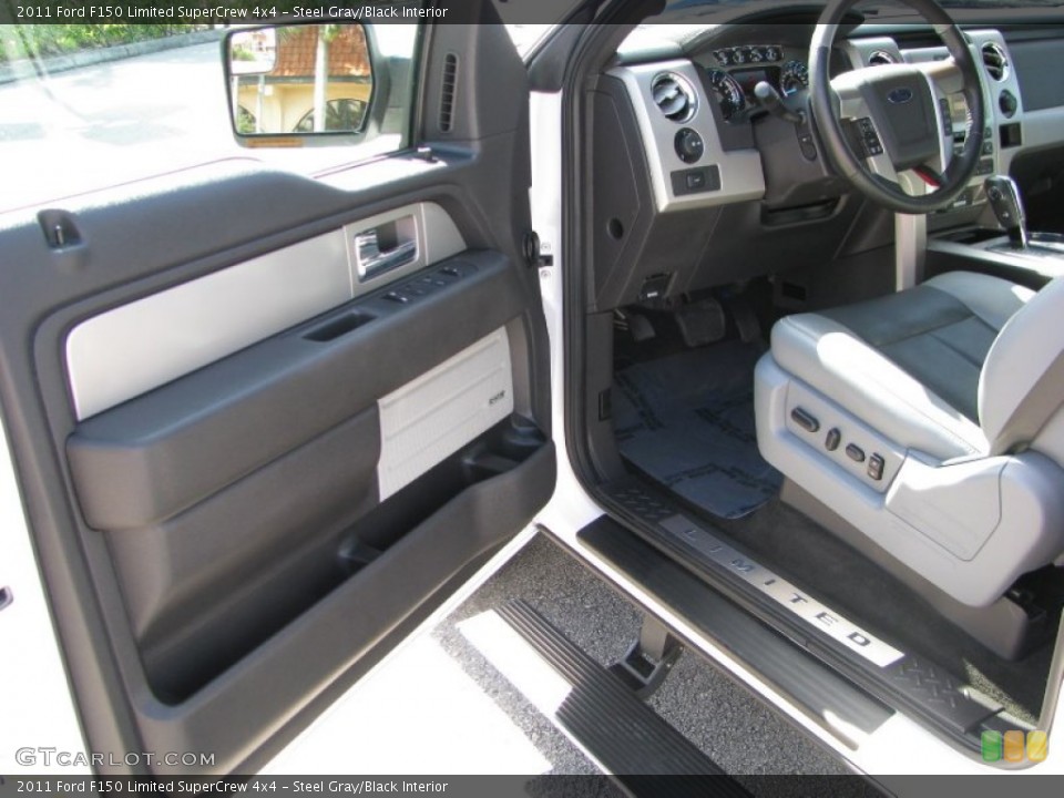 Steel Gray/Black Interior Photo for the 2011 Ford F150 Limited SuperCrew 4x4 #61037386