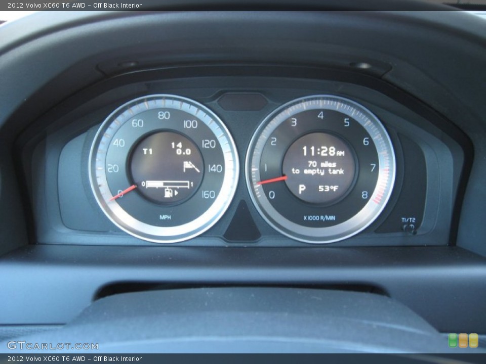 Off Black Interior Gauges for the 2012 Volvo XC60 T6 AWD #61040653