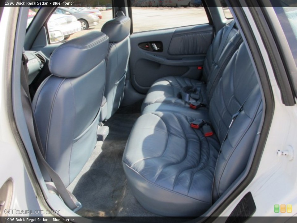 Blue Interior Rear Seat for the 1996 Buick Regal Sedan #61041700