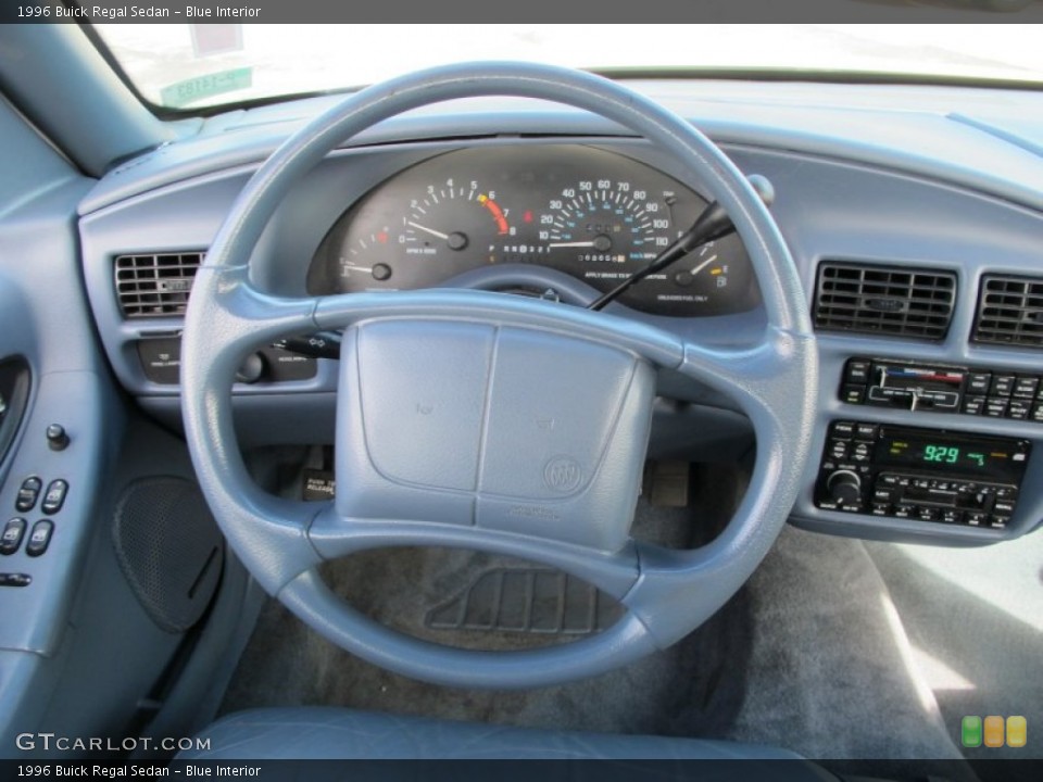 Blue Interior Steering Wheel for the 1996 Buick Regal Sedan #61041730