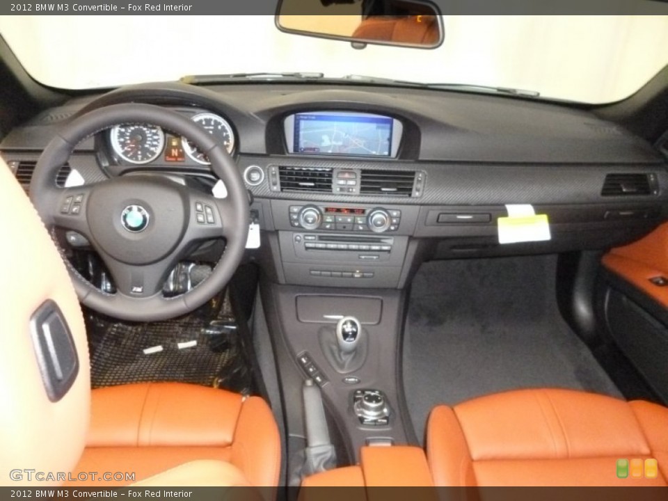Fox Red Interior Dashboard for the 2012 BMW M3 Convertible #61043269