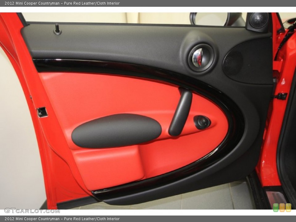 Pure Red Leather/Cloth Interior Door Panel for the 2012 Mini Cooper Countryman #61043862