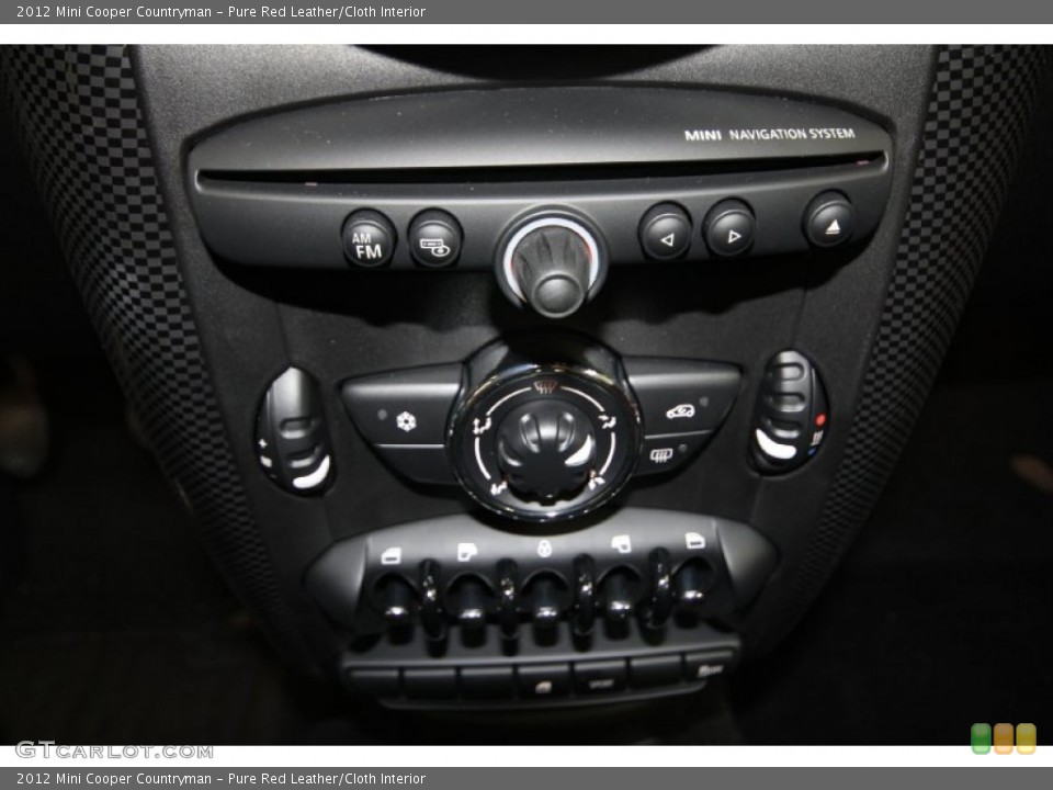 Pure Red Leather/Cloth Interior Controls for the 2012 Mini Cooper Countryman #61043890