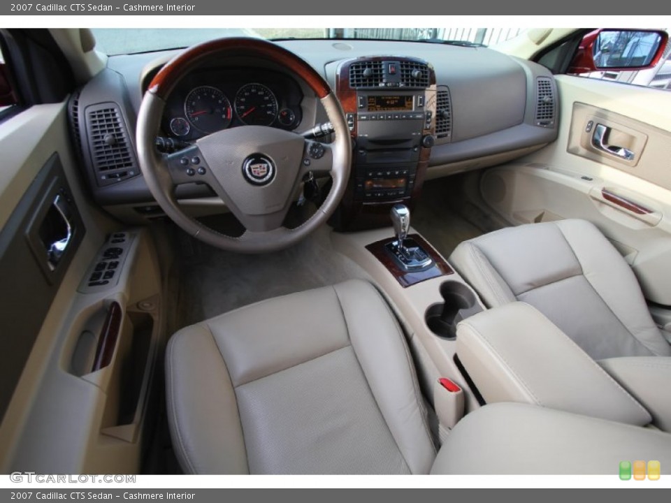 Cashmere Interior Prime Interior for the 2007 Cadillac CTS Sedan #61043907