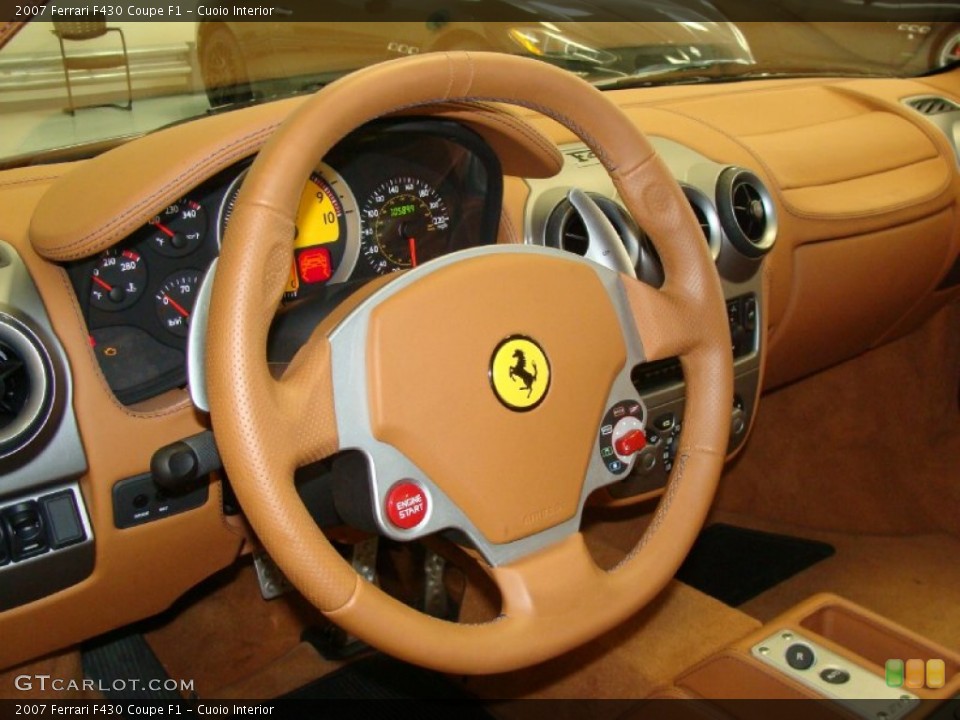 Cuoio Interior Steering Wheel for the 2007 Ferrari F430 Coupe F1 #61044229