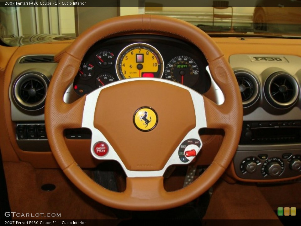 Cuoio Interior Steering Wheel for the 2007 Ferrari F430 Coupe F1 #61044238
