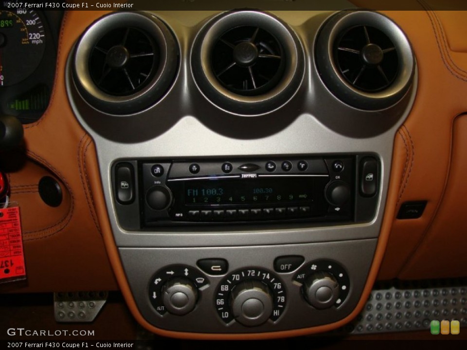 Cuoio Interior Controls for the 2007 Ferrari F430 Coupe F1 #61044250