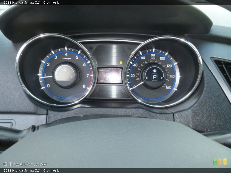 Gray Interior Gauges for the 2011 Hyundai Sonata GLS #61044808