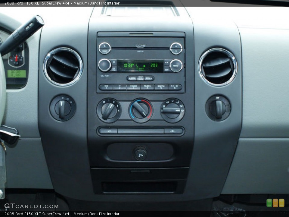 Medium/Dark Flint Interior Controls for the 2008 Ford F150 XLT SuperCrew 4x4 #61044991