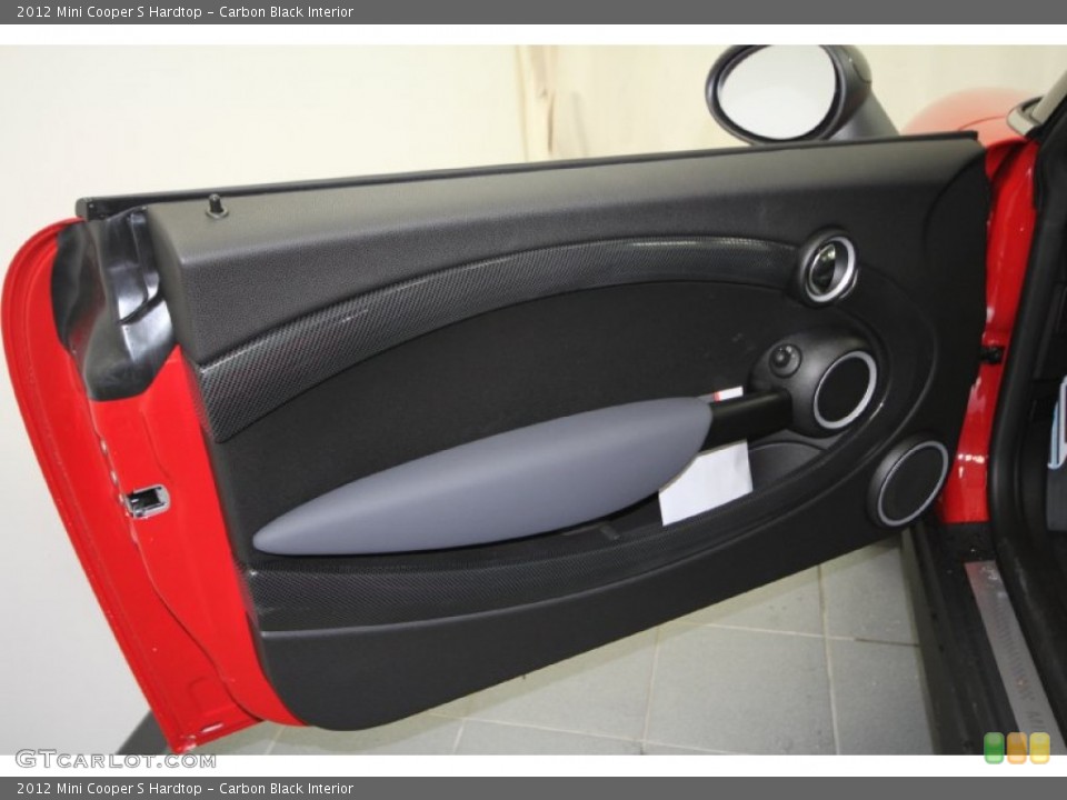 Carbon Black Interior Door Panel for the 2012 Mini Cooper S Hardtop #61045153