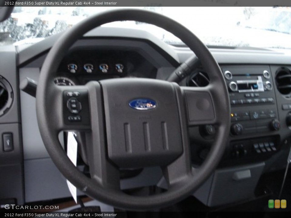 Steel Interior Steering Wheel for the 2012 Ford F350 Super Duty XL Regular Cab 4x4 #61045191