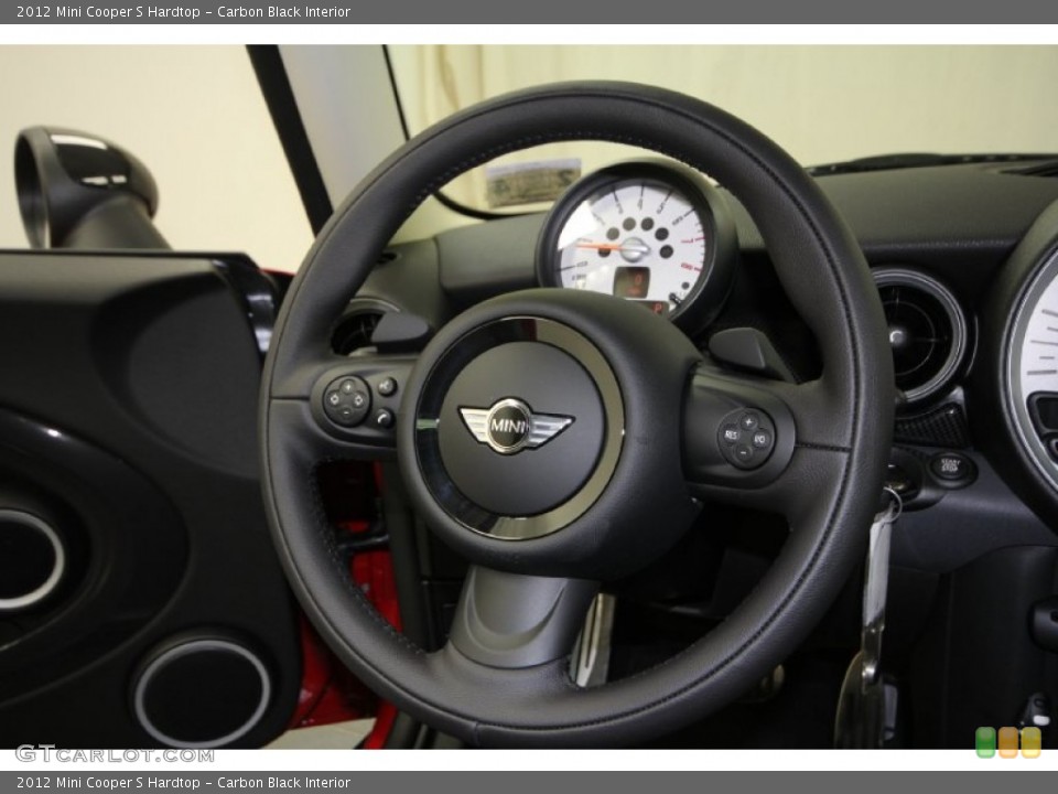 Carbon Black Interior Steering Wheel for the 2012 Mini Cooper S Hardtop #61045237