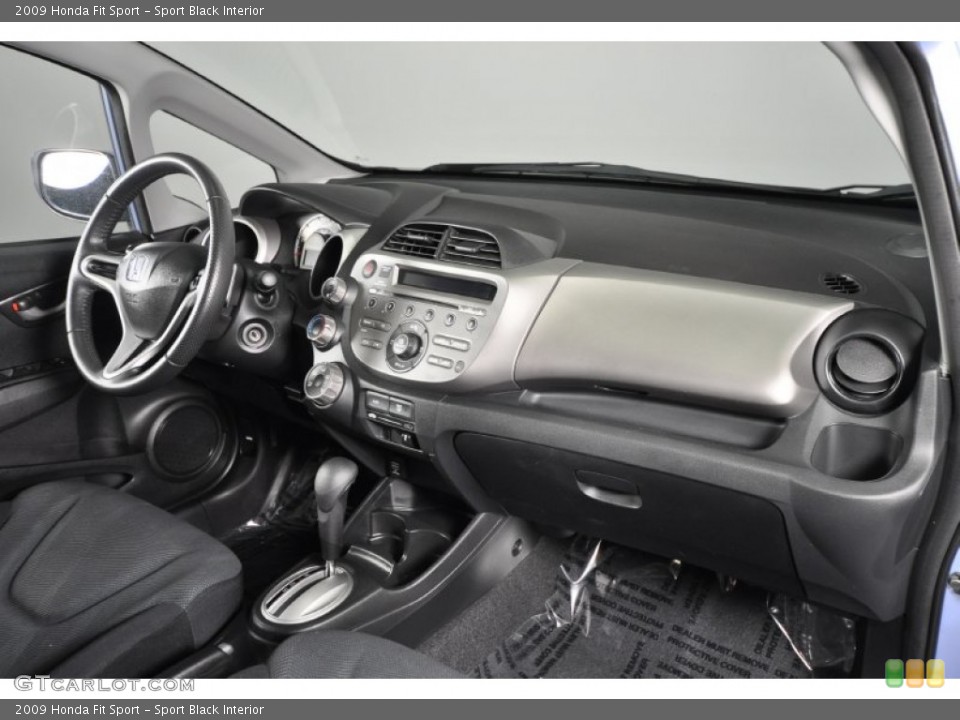 Sport Black Interior Dashboard for the 2009 Honda Fit Sport #61045783