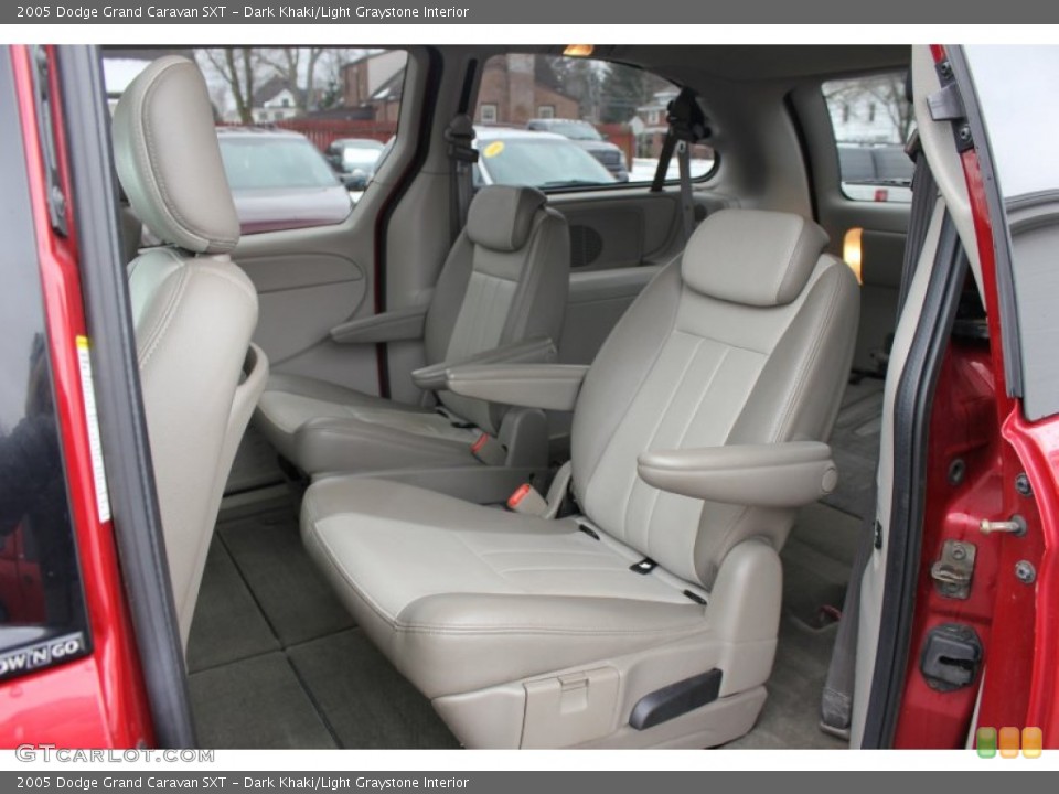 Dark Khaki/Light Graystone Interior Rear Seat for the 2005 Dodge Grand Caravan SXT #61046164