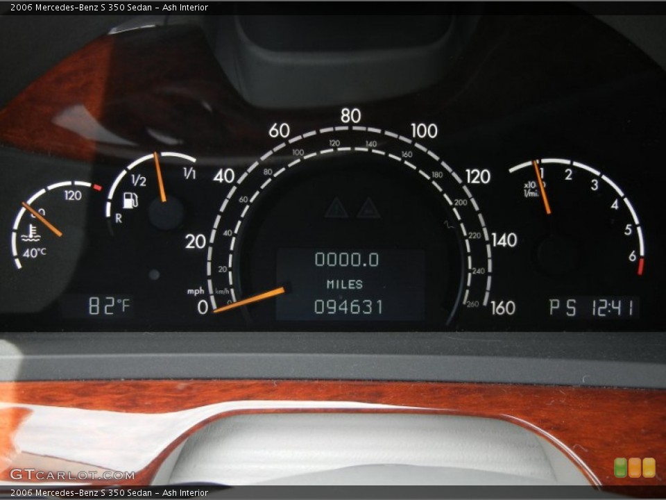 Ash Interior Gauges for the 2006 Mercedes-Benz S 350 Sedan #61046767