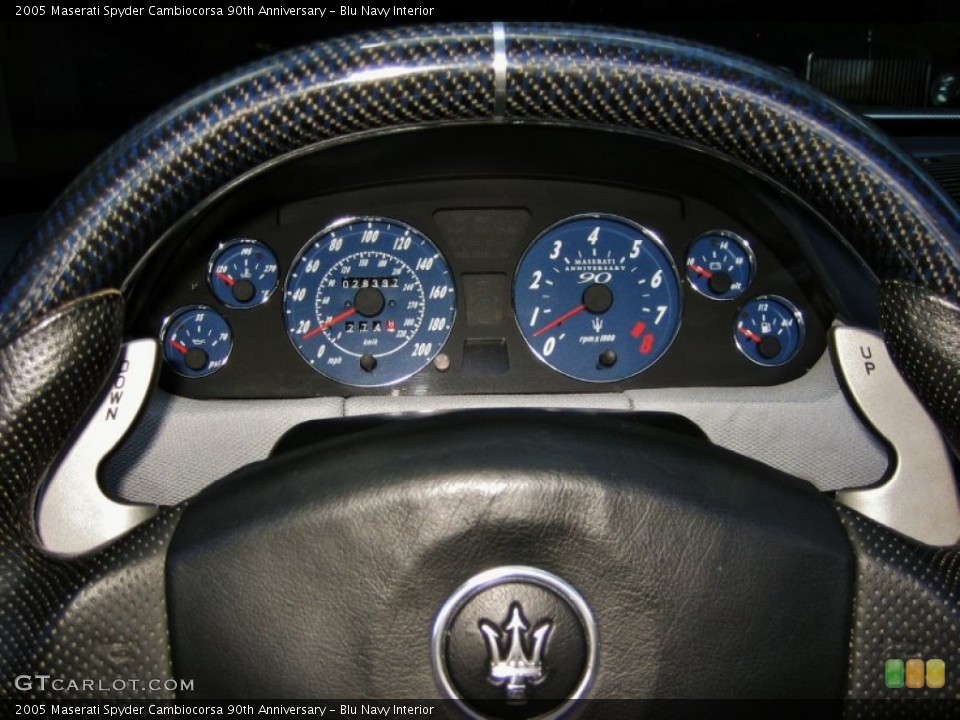 Blu Navy Interior Gauges for the 2005 Maserati Spyder Cambiocorsa 90th Anniversary #61047796
