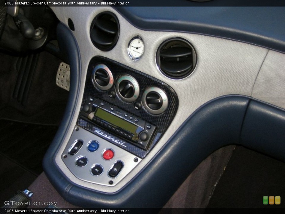 Blu Navy Interior Controls for the 2005 Maserati Spyder Cambiocorsa 90th Anniversary #61047814