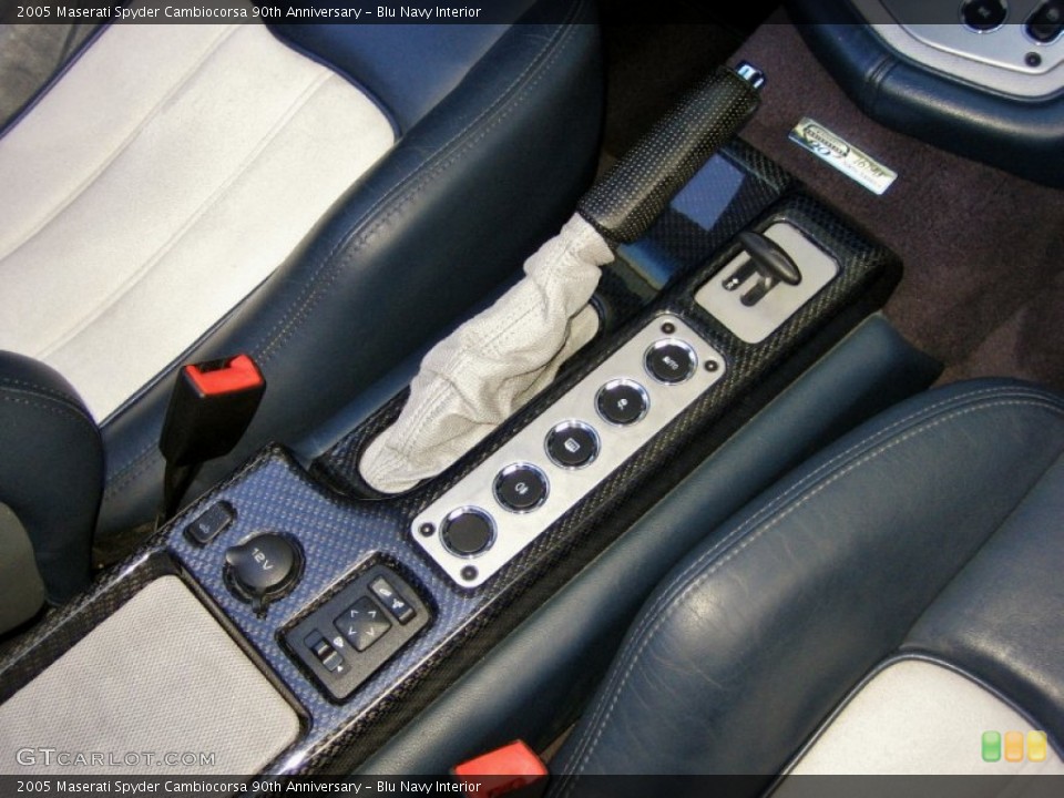 Blu Navy Interior Controls for the 2005 Maserati Spyder Cambiocorsa 90th Anniversary #61047853