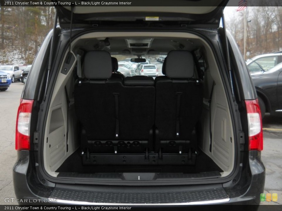 Black/Light Graystone Interior Trunk for the 2011 Chrysler Town & Country Touring - L #61047877