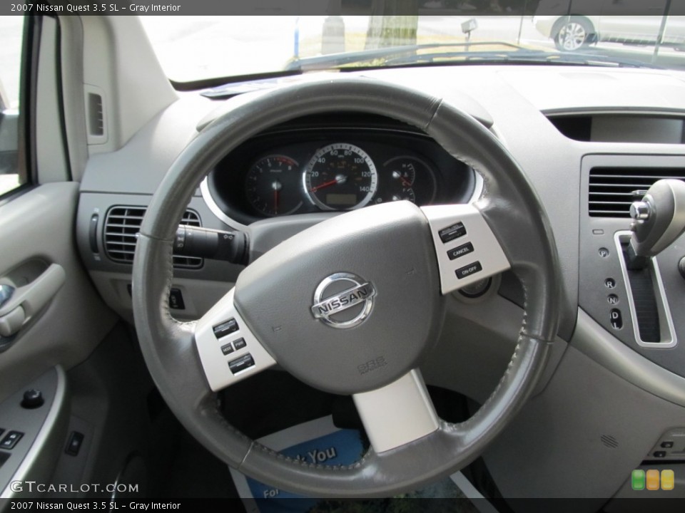 Gray Interior Steering Wheel for the 2007 Nissan Quest 3.5 SL #61048234