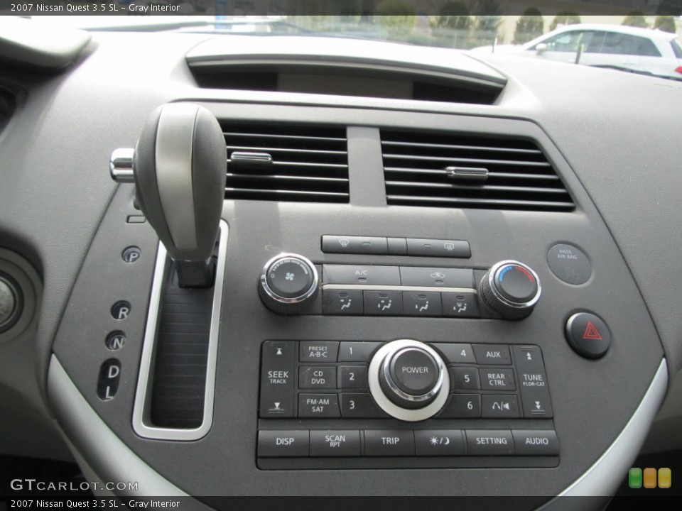 Gray Interior Controls for the 2007 Nissan Quest 3.5 SL #61048324