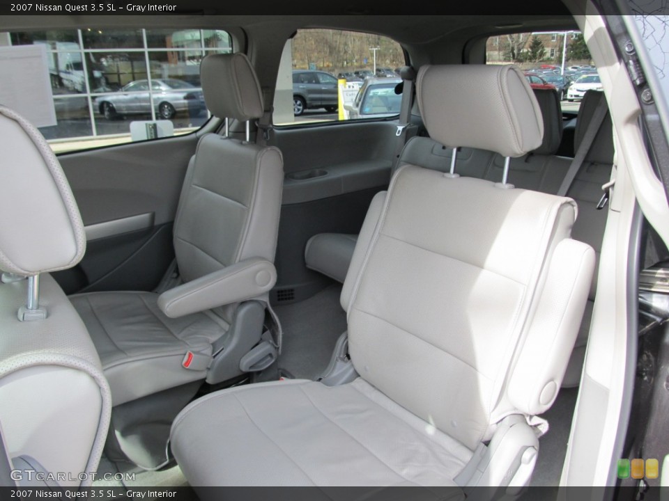Gray Interior Rear Seat for the 2007 Nissan Quest 3.5 SL #61048372