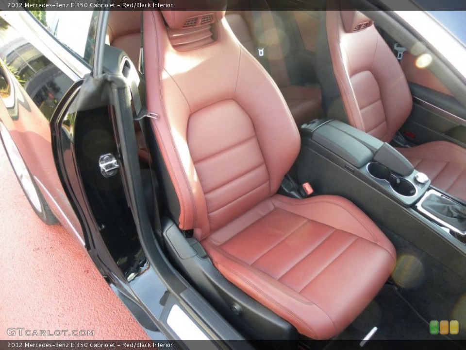 Red/Black Interior Photo for the 2012 Mercedes-Benz E 350 Cabriolet #61049841