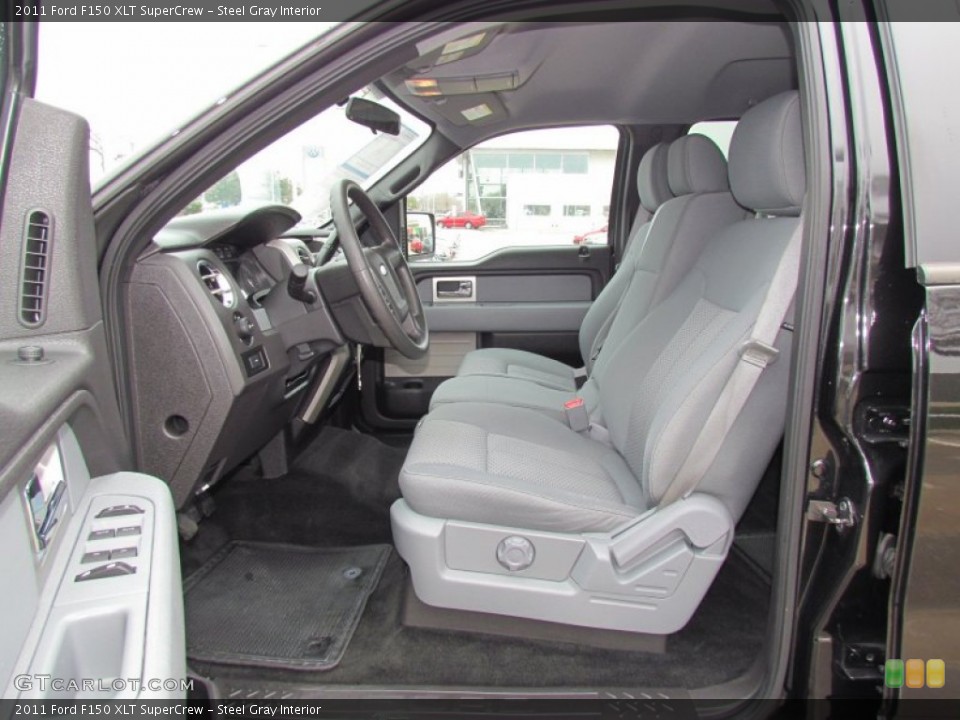 Steel Gray Interior Photo for the 2011 Ford F150 XLT SuperCrew #61050631