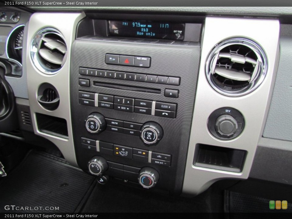 Steel Gray Interior Controls for the 2011 Ford F150 XLT SuperCrew #61050697