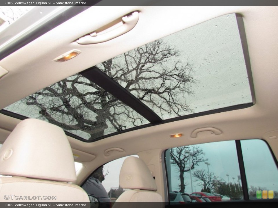 Sandstone Interior Sunroof for the 2009 Volkswagen Tiguan SE #61051237