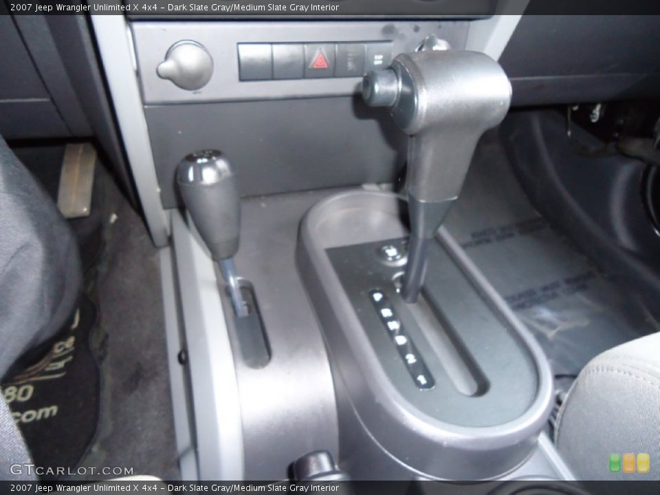 Dark Slate Gray/Medium Slate Gray Interior Transmission for the 2007 Jeep Wrangler Unlimited X 4x4 #61052587