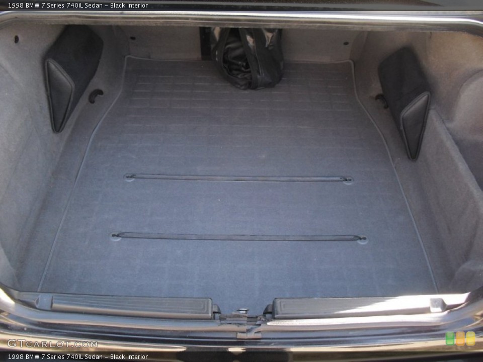 Black Interior Trunk for the 1998 BMW 7 Series 740iL Sedan #61059547