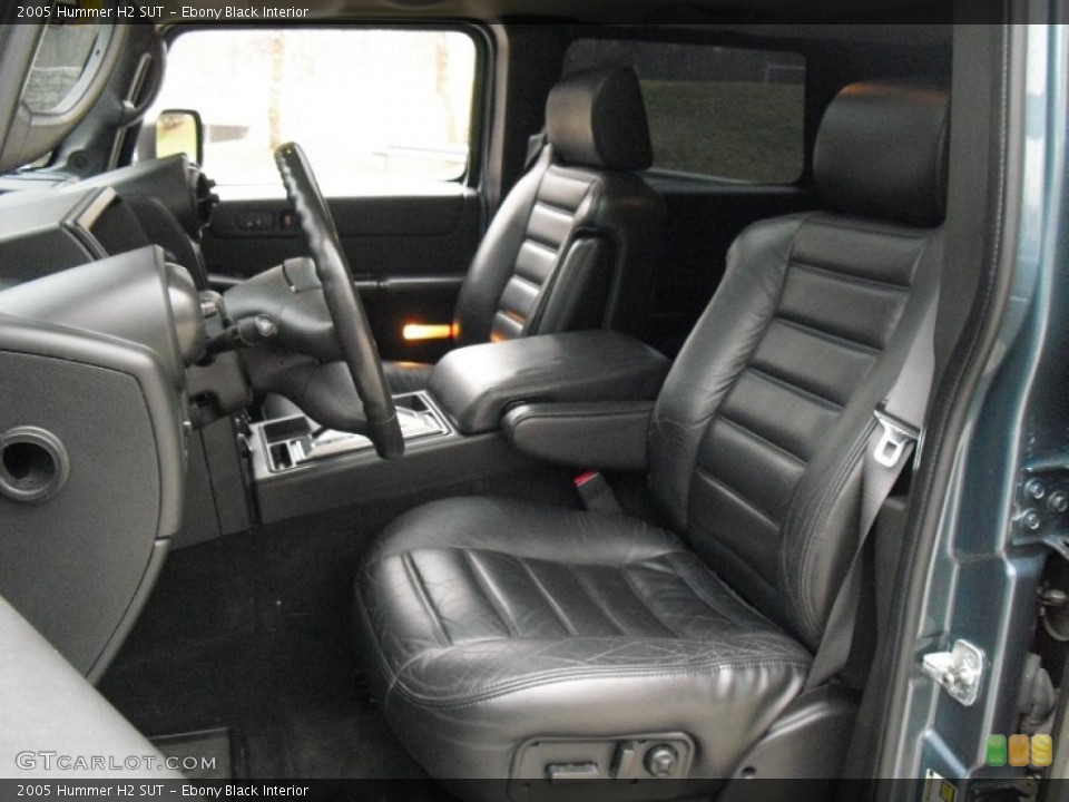 Ebony Black Interior Photo for the 2005 Hummer H2 SUT #61059763