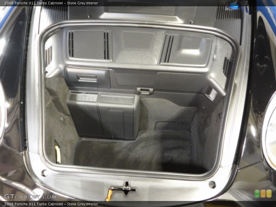 Stone Grey Interior Trunk for the 2008 Porsche 911 Turbo Cabriolet #61060189