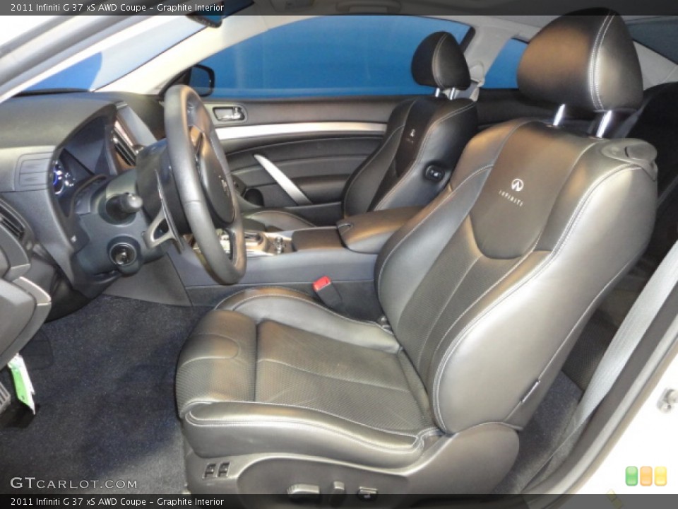 Graphite Interior Photo for the 2011 Infiniti G 37 xS AWD Coupe #61060354