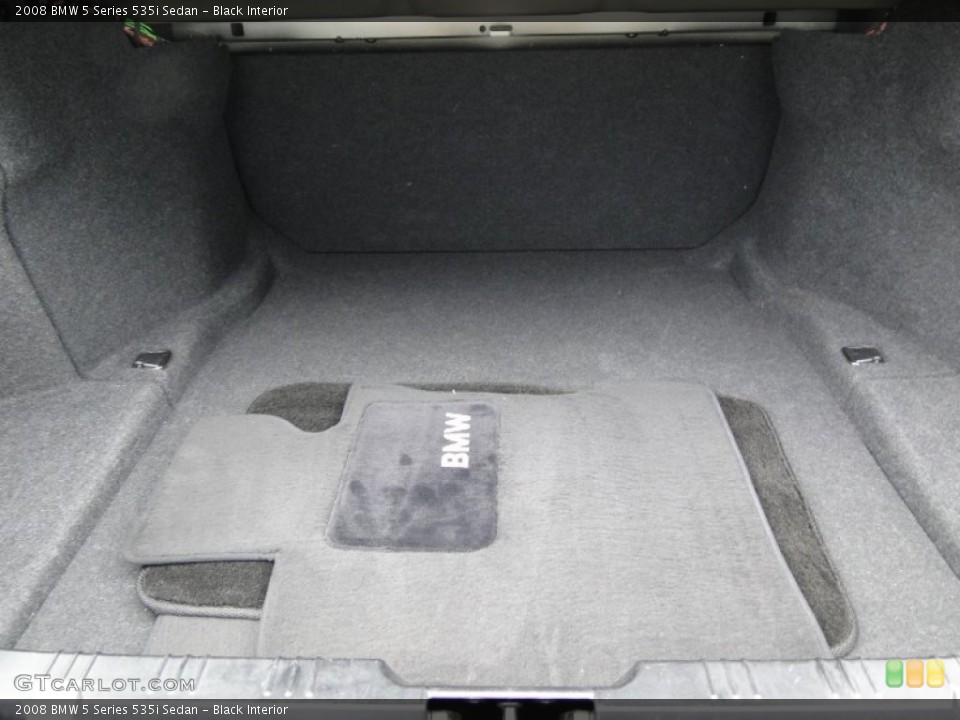 Black Interior Trunk for the 2008 BMW 5 Series 535i Sedan #61062286