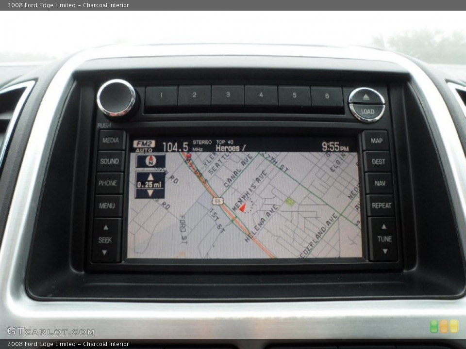 Charcoal Interior Navigation for the 2008 Ford Edge Limited #61064408