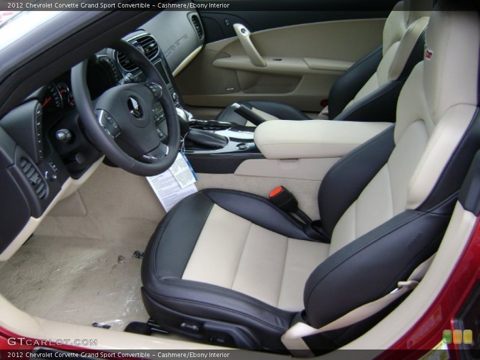 Cashmere/Ebony Interior Photo for the 2012 Chevrolet Corvette Grand Sport Convertible #61065122