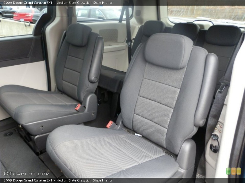 Medium Slate Gray/Light Shale Interior Rear Seat for the 2009 Dodge Grand Caravan SXT #61065666