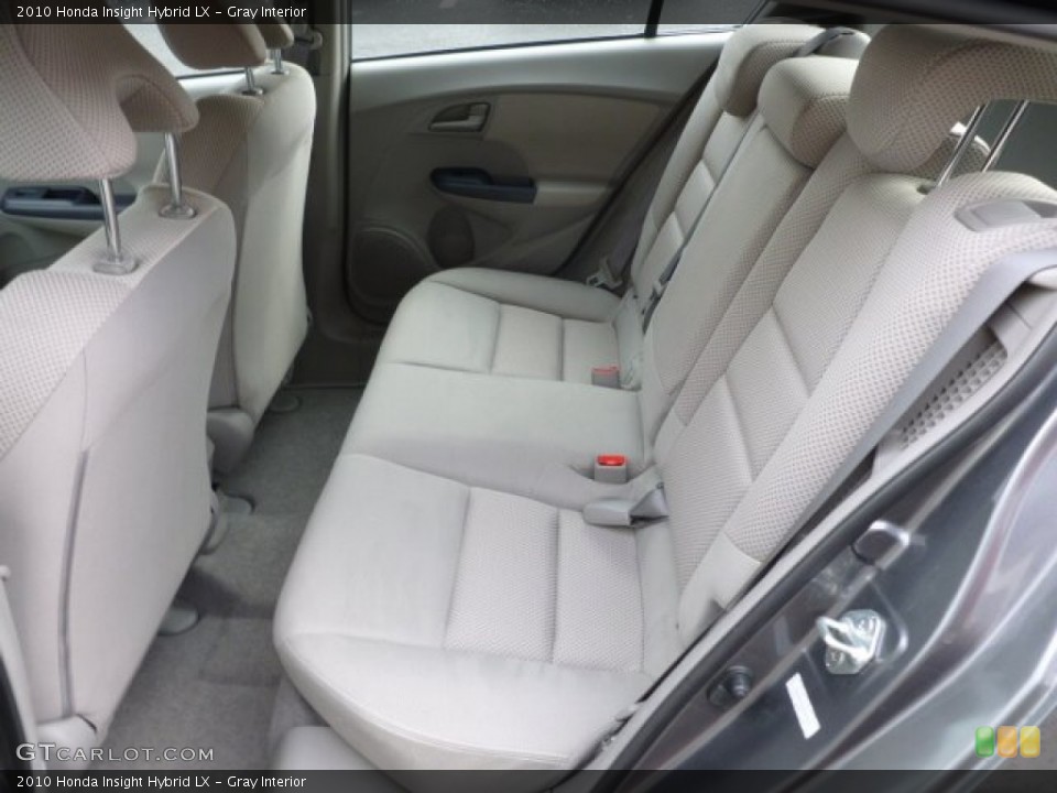 Gray Interior Rear Seat for the 2010 Honda Insight Hybrid LX #61066601