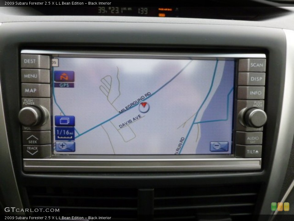 Black Interior Navigation for the 2009 Subaru Forester 2.5 X L.L.Bean Edition #61066702