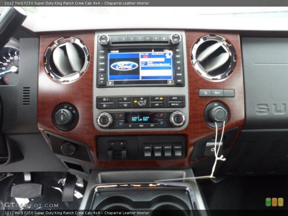 Chaparral Leather Interior Controls for the 2012 Ford F250 Super Duty King Ranch Crew Cab 4x4 #61066750