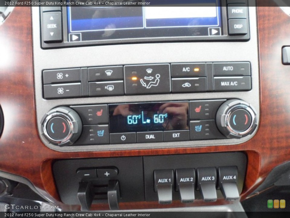 Chaparral Leather Interior Controls for the 2012 Ford F250 Super Duty King Ranch Crew Cab 4x4 #61066768