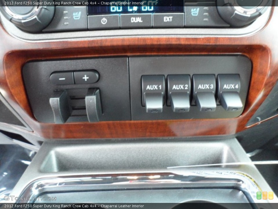 Chaparral Leather Interior Controls for the 2012 Ford F250 Super Duty King Ranch Crew Cab 4x4 #61066777