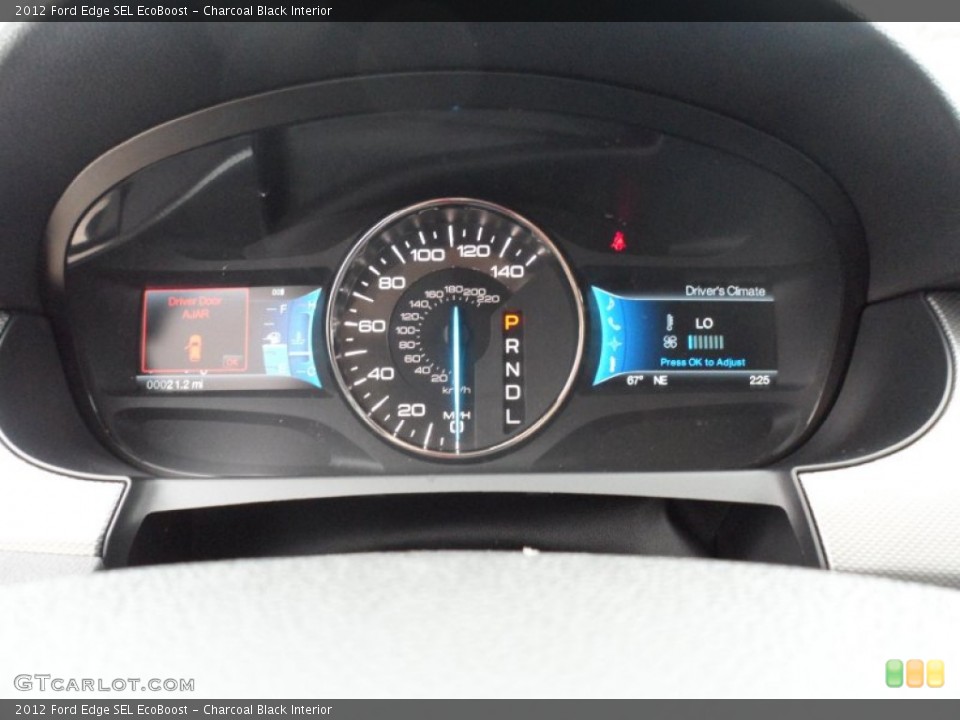 Charcoal Black Interior Gauges for the 2012 Ford Edge SEL EcoBoost #61067005