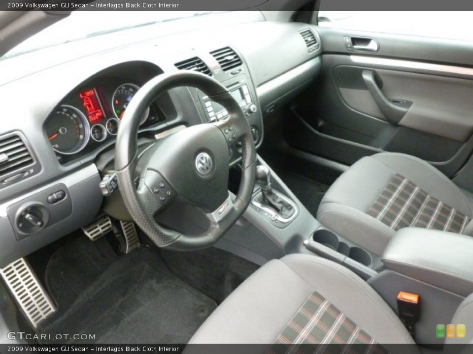 Interlagos Black Cloth Interior Photo for the 2009 Volkswagen GLI Sedan #61067131