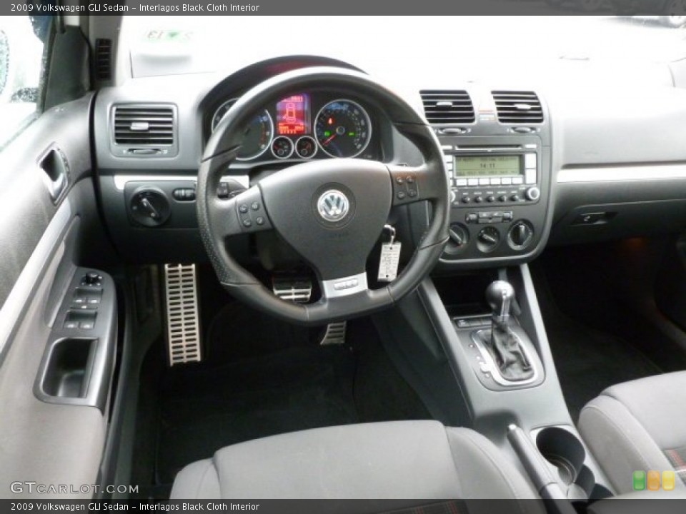 Interlagos Black Cloth Interior Photo for the 2009 Volkswagen GLI Sedan #61067212
