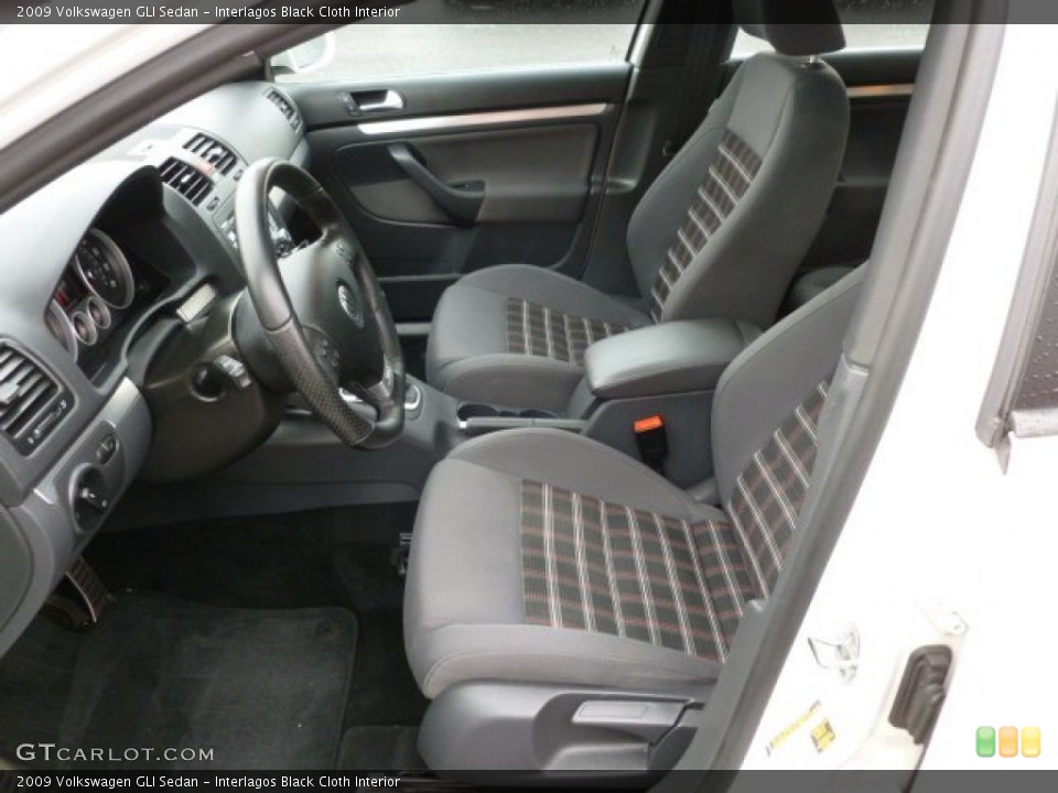 Interlagos Black Cloth Interior Photo for the 2009 Volkswagen GLI Sedan #61067221