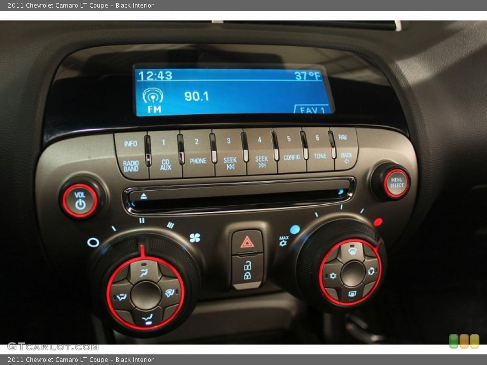 Black Interior Controls for the 2011 Chevrolet Camaro LT Coupe #61068886